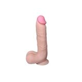TruvaShop 21 Cm Vantuzlu Gerçekçi Realistik Dildo Kalın Büyük Penis