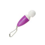 TruvaShop 6 cm Mini Vibratör Mastürbatör Anahtarlık Vibratör Mor
