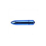 TruvaShop Bullet 9 cm Mini Metal Titreşimli Süper Orgazm Vibratörü Mavi