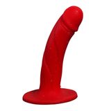 TruvaShop Güçlü Vantuzlu 16 Cm Büyük Boy Özel Penis Başlı Silikon Anal Ve Vajinal Plug Anal Dildo
