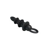 TruvaShop Hızlıexpress 13 cm Boğumlu Süper Kalite Anal Plug Anal Açıcı Siyah Dildo
