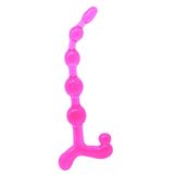 TruvaShop Pembe Boğumlu Anal Sıralı Plug Zevk Topları