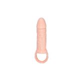 TruvaShop Sleeve Ten Rengi Silikon Dolgulu Penis Kılıfı