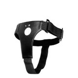 TruvaShop Suni Deri Belden Bağlamalı Strapon Protez Takma Penis Kemeri siyah
