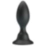 Truvashop Titreşimli Anal Ve Vajinal Tıkaç Vantuzlu Anal Plug Anal Tıpa