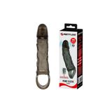 TruvaShop Titreşimli Penis Kılıfı 3cm Dolgulu Uzatmalı Prezervatif Vibratör
