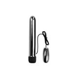 TruvaShop Truvashop Titreşimli Metal Vibratör 17 Cm Anal Ve Vajinal Mastürbatör