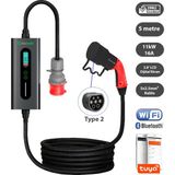 Truwatt ZTA405 Taşınabilir Elektrikli Araç Şarj Cihazı Alüminyum Kasa 16A/11KW/380V (5 Metre)