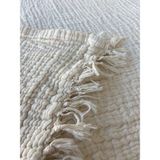 Truy Towel 4 Katlı %100 Pamuk Müslin Yatak Örtüsü - 230 x 250 cm - Vizon