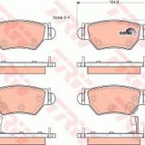 TRW Astra F 98/00 Astra G 98/05 Zafira 98-05 Arka Balata