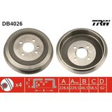 Trw DB4026 - Fren Kampanası Arka Bmw E30 - Siyah
