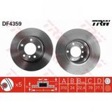 TRW DF4359 Havalı Ön Fren Diski