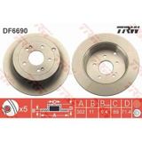 TRW DF6690 Ayna Arka Fren Diski
