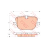 Trw Fren Balatası Arka Lr025739 Bmw Land Rover Range Rover Sport - Iıı 09-13 4.4 D-5.0 Trw Gdb1824