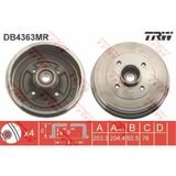 TRW Fren Kampanası Clıo Iıı - Modus 04 Esp Sız Araçlar Için Rulmanlı Trw DB4363MR