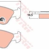 TRW GDB1263 Arka Fren Balatası