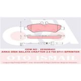 TRW GDB1697 ARC000 Arka Fren Balatası