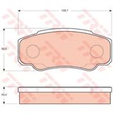 Trw Gdb3441 Arka Balata Nissan Cabstar 28.11 35.13 35.15 45.13 45.15 10 2006 3.500 Kg D4060ma000