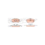 Trw Ön Fren Disk Balata ( Ford Focus 98- ) Tam T2K021 Fcs