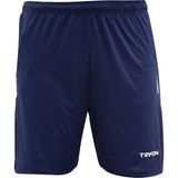 Tryon Erkek Futbol Şort Lacivert - Beyaz Evo Pro 1018057 Rahat Paça - M
