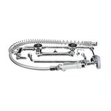 T&S Brass B-0133-ADF12-B Kolay Kurulumlu Duvara Monte Ön Durulama Musluğu, Ticari Mutfaklar için. Duvar braketi ve 30 cm ek musluk dahildir. Sprey başlığı, 1,15 GPM akış hızına sahip yeni DOE