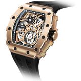 Tsar Bomba Elemental Serisi – Çelik Otomatik Saat TB8209A - Rose Gold - Siyah