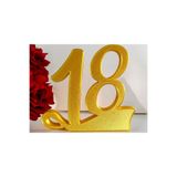 TSC 11CM 18 YAŞ Doğumgünü 15 cm Dekoratif Biblo – Hediyelik Modern Tasarım Model