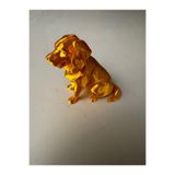 TSC 15CM Golden Retriever Figürü Doğal Görünümlü Ev Dekoru Hediyelik Masaüstü Heykel, Kartal-tifx63