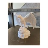 TSC 15CM Minimalist Beyaz Kartal Silüet Biblo – Trend Ev Dekorasyon Ürünü Heykel