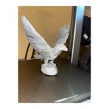 TSC 15Cm Oturma Odası İçin Dekoratif Beyaz Renk Kartal Heykel Biblo, PLADEkoratifx33