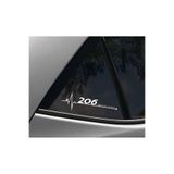 TSC 206 Yan Cam Sticker Oto Kapı Çıkartma Tuning 20 cm x 7 cm Renkli, Yazı-1-351