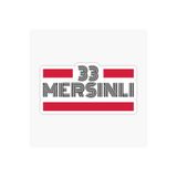 TSC 33 Mersinli Plaka Araba Sticker Yapıştırması Çok Renkli, EYh1Y22