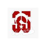 TSC 35 İzmir ve Atatürk İmza Sticker Yapıştırması Çok Renkli, EY1Y4