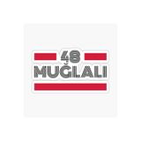 TSC 48 Muğlalı Plaka Araba Sticker Yapıştırması Çok Renkli, EYh1Y29