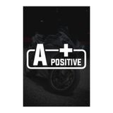 TSC A+ Pozitif Kan Grubu Sticker Beyaz Renk 14Cm, 31agusx2