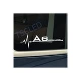 TSC A6 Kelebek Cam Audi Oto Araba Sticker Çok Renkli, RENK-A-8