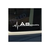 TSC A8 Kelebek Cam Audi Oto Araba Sticker Çok Renkli, RENK-A-12