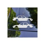 TSC Accord Sedan CB7 Kelebek Cam Oto Sticker 17 CM Renkli 2 Adet, 8587T-39