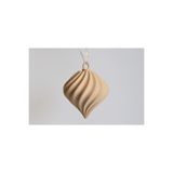 TSC Ahşap Desen Yılbaşı Süsü Modern Dekoratif Obje 12CM