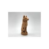 TSC Ahşap Katkılı PLA Kurt Figürü 12CM, oyuncakI1-15