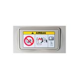 TSC Airbag Etiketi Araba Hava Yastığı Sticker 2 Adet Çok Renkli, RENK27K16