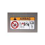 TSC Airbag Hava Yastığı Air Bag Decal Etiket Yapıştırma 2 Adet Renkli, airbagss2