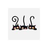 TSC Araba 3 Kedi Sticker Yapıştırması Çok Renkli, EyM16