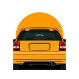 TSC Araba Arka Cam Sticker Çok İyisin Bee 24CM Renkli, 8OTOETİKET-36