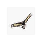 TSC Araba Kartal Oto Sticker Yapıştırması Beyaz 17cm, etiket13zz-72