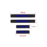 TSC Araba Sport Carbon Fiber Kapı Eşiği Yazısı Sticker Boya Koruma Çok Renkli, L181