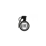 TSC Araba Sticker Fiat El Bombası 30cm Çok Renkli, Z789