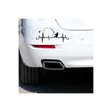 TSC Araba Sticker Kalp Atışı Balıkçılık Dekoratif Çıkartma Renkli, 85OTOETİKET-48