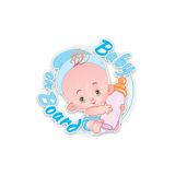 TSC Arabada Bebek Var 18cm Etiket Yapıştırma Çok Renkli, RENK27K24