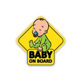 TSC Arabada Bebek Var Araba Sticker Etiket 18 Cm Çok Renkli, RENK27K28